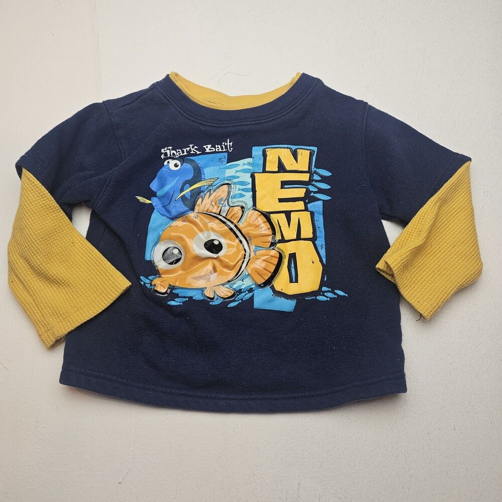 Vintage Finding NEMO long Sleeve Crew Neck Size 3t